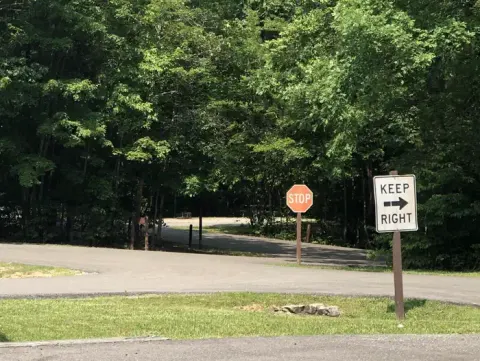 Entrance into the campground